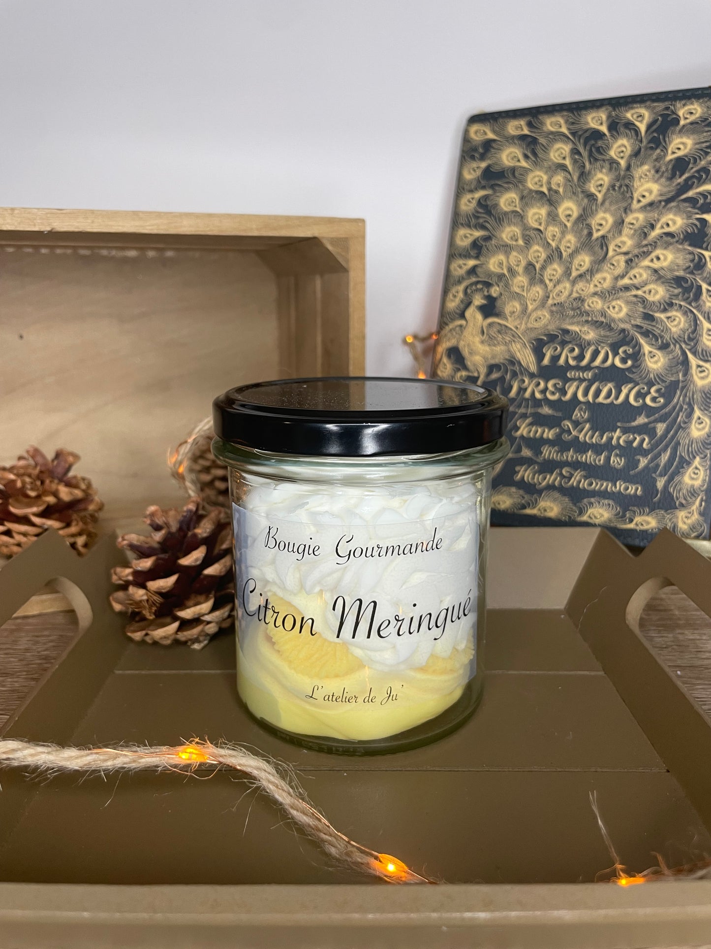 Bougie Citron meringué